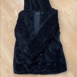 Kenneth Cole Faux Fur Coat